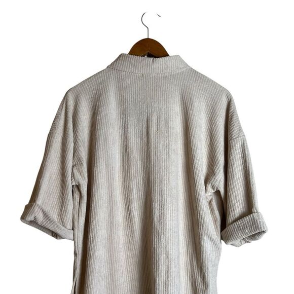 NWT! Nasty gal ribbed 2 piece towel set in stone - Picture 6 of 12